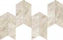 Atlas Concorde Marvel Diva Taj Mahal Mosaico Chevron Velvet 17.5x46.3