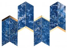 Atlas Concorde Marvel Dream Chevron Ultramarine 17x41.4