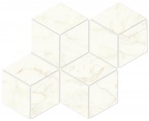 Atlas Concorde Marvel Shine Calacatta Delicato Mosaico Esagono Lappato 30x35