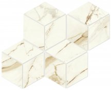 Atlas Concorde Marvel Shine Calacatta Imperiale Mosaico Esagono Matt 30x35