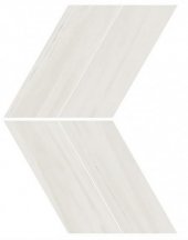 Atlas Concorde Marvel Stone Bianco Dolomite Chevron Lappato 22.5x22.9