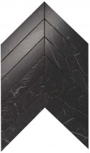 Atlas Concorde Marvel Stone Nero Marquina Chevron Wall 30.5x25
