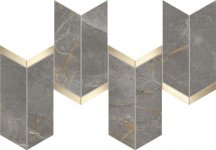 Atlas Concorde Marvel X Fior di Bosco Mosaico Chevron Lappato 19.2x46.3