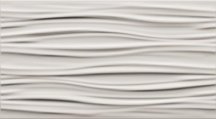 Atlas Concorde Russia 3D White Curvy Matt 30.5x56