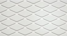 Atlas Concorde Russia 3D White Rhombus Matt 30.5x56