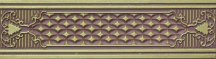 Azulejo Espanol Alhambra Cenefa Wengue 7x25