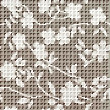 Bisazza Decori 10 Flower Corner Grey 96.8x96.8