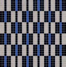 Bisazza Decori 20 Alternance Bleue 64.7x64.7