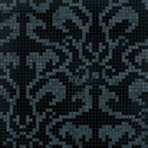 Bisazza Decori 20 Damasco Black 97x97