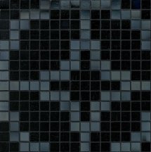 Bisazza Decori 20 Etoiles Nero 32.2x32.2