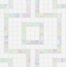 Bisazza Decori 20 Labirinto Bianco 32.2x32.2