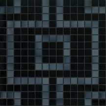 Bisazza Decori 20 Labirinto Nero 32.2x32.2