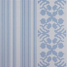 Bisazza Decori Opus Romano Wallpaper Blue 87.9x87.9