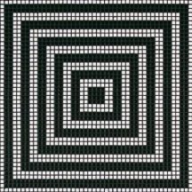 Bisazza Decori Opus Romano Wenge Nero 29.3x29.3