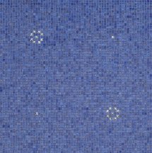 Bisazza The Crystal Collection Stars Blue 64.7x64.7