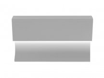 Butech Pro Skirting LED Silver 6x250