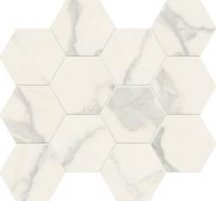 Caesar Anima Futura Majestic White Esagono 28.5x33