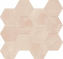 Caesar Anima Futura Pink Onyx Esagono 28.5x33