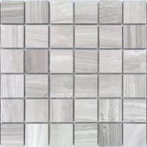 Caramelle Pietrine Travertino Silver Mat 48x48 30.5x30.5