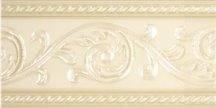 Carmen Caprichosa Cenefa Yara Crema 7.5x15
