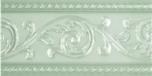 Carmen Caprichosa Cenefa Yara Verde Pastel 7.5x15