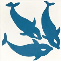 Carodeco Les Animaux 2710-1 Dauphin 16 mm 20x20