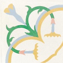 Carodeco Les Fleurs Et Arabesques 7380-1 20x20