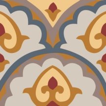 Carodeco Les Fleurs Et Arabesques 7920-1 20x20