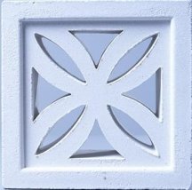 Carodeco Les Moucharabiehs Cement Block 1 White 19.5x19.5