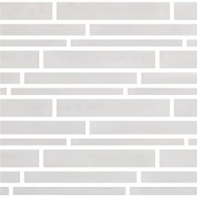 Casa Dolce Casa Vetro 01 Bianco Mod. Listello Sfalsato 21x25