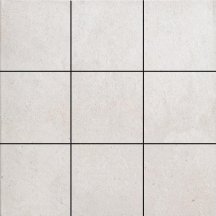 Casalgrande Padana Pietra Bauge Mosaico Bianca 10x10 30x30