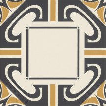 Ceramiche Grazia Althaus Dresda Nero Ocra 20x20
