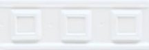 Ceramiche Grazia Boiserie Square Bianco Matt 6.5x20