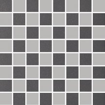 Ceramiche Grazia Retro Mosaico Coal-Silver 30x30