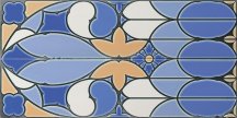 Ceramiche Grazia Venice Pannello Fenice Cobalt Craquele 40x80
