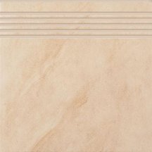 Ceramika Gres Verso Krem Stopnica 40x40