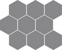 Cerrad Cambia Gris Lappato Mosaic Heksagon 27.53x33.4