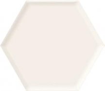 Classica Ideal Universal Heksagon White Struktura Gloss 17.1x19.8