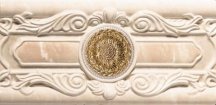 Cristacer Olimpia Cenefa Medallon 12x25
