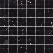 Dao Stone Mosaic Nero Marquina 23x23 Polished 30x30
