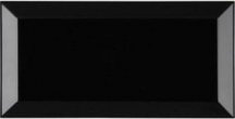 Dar Biselado Negro Brillo 7.5x15