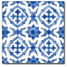 Diffusion Doremail Mediterraneens Carreau Maya Lavande 20x20