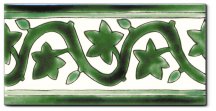Diffusion Doremail Mediterraneens Frise Lierre Vert 10x20