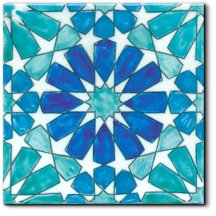 Diffusion Doremail Nostalgia Marbella Bleu 20x20