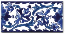 Diffusion Doremail Orientaux Frise Samarra Bleu 10x20