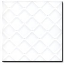 Diffusion Doremail Unis Carreau Matelasse Blanc 20x20