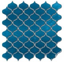 Diffusion Emoi Arabesque Bleu Chinois 30.5x30.5