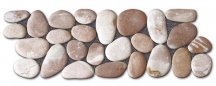 Diffusion Galets De Bali Frise Rond Mat Rose 10x30
