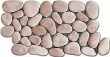 Diffusion Galets De Bali Frise Rond Mat Rose 15x30
