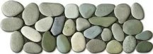 Diffusion Galets De Bali Frise Rond Mat Vert Jade 10x30
